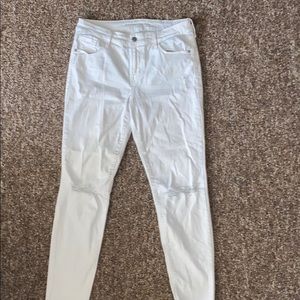 White old navy rockstar jeans